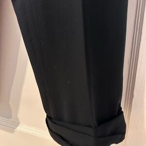 Black Rolled Cuff Pants - Wilfred